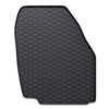 Tapis de sol en caoutchouc adapté pour Ford Mondeo IV Hayon, Break, Berline (2007-2014) - tapis de voiture - noir - 4 pcs.
