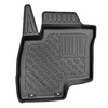 Tapis de sol en TPE adapté pour Mitsubishi Outlander III PHEV Hybrid SUV (2020-2022) - tapis de voiture - noir