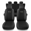 Housses de siège adaptées pour Hyundai Santa Fe I, II, III, IV (2000-2019) - housse siege voiture universelles - couverture siege - TG-G