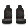 Housses de siège avant adaptées pour Renault Captur (2013-2019) - housse siege voiture universelles - couverture siege conducteur - 2UNE-RD