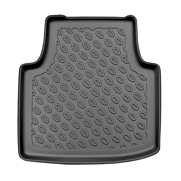 Tapis de sol en TPE adapté pour Skoda Superb III Liftback (12.2015-10.2022) - aussi pour la version hybride - tapis de voiture - noir