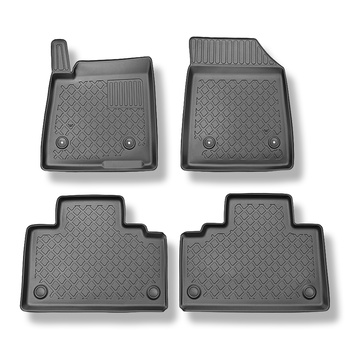 Tapis de sol en TPE adapté pour Maxus Euniq 6 SUV (2022-....) - tapis de voiture - noir