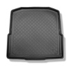 Tapis de coffre adapté pour Skoda Octavia III 5E Break (05.2013-05.2020) - bac de coffre - protection de coffre voiture - coffre inférieur (sans plancher multi-fonctions)