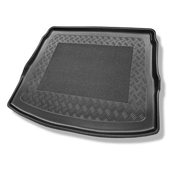 Tapis de coffre adapté pour Nissan Qashqai II J11 Crossover (02.2014-05.2021) - bac de coffre - protection de coffre voiture - coffre supérieur ; modèles avec plancher amovible du coffre