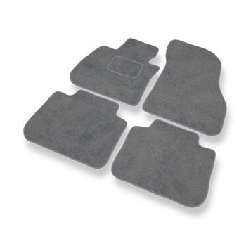 Tapis de Sol Velours adapté pour BMW X1 F48 (2016-2022) - Premium tapis de voiture - gris