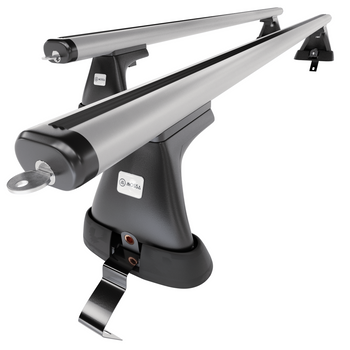 Barres de toit en aluminium adapté pour Fiat Bravo Hayon (2007-2014) - Porte-Bag