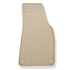 Tapis de sol en caoutchouc adapté pour Audi A4 B6 (2000-2006) - tapis de voiture - beige