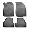 Tapis de sol en TPE adapté pour Opel Mokka SUV (12.2015-10.2022) - tapis de voiture - noir