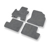 Tapis de Sol Velours adapté pour Toyota RAV4 II SUV (2000-2005) - Premium tapis de voiture - gris