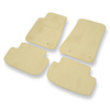 Tapis de Sol Velours adapté pour Chevrolet Camaro V (2009-2015) - Premium tapis de voiture - beige