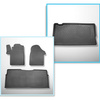 Kit tapis de coffre et tapis de voiture TPE PREMIUM pour: Mercedes-Benz Vito W447 Van (10.2014-....) - derrière troisième rangée de sièges; version longue (empattement 3200 mm, longueur de l’auto 5140 mm)