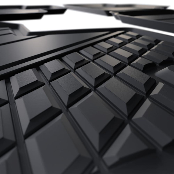 Tapis de sol en TPE adapté pour MG ZS SUV (2024-....) - tapis de voiture - noir