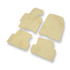 Tapis de Sol Velours adapté pour Mazda Xedos 6 Berline (1992-1999) - Premium tapis de voiture - beige