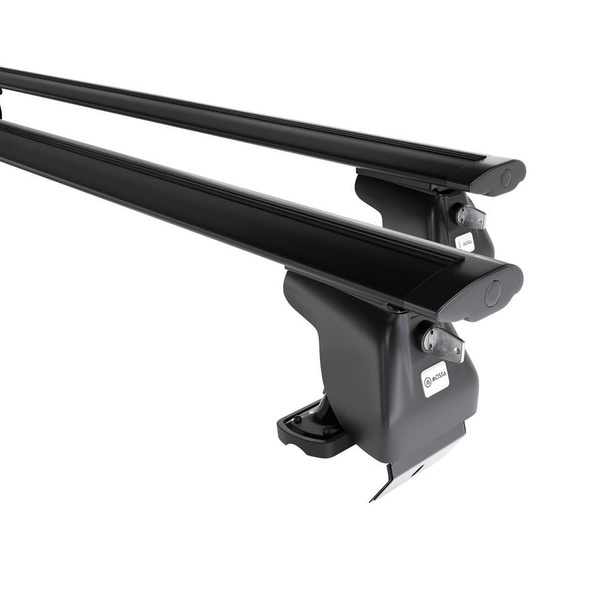 Barres de toit en aluminium adapté pour Citroen DS4 Crossback;Hatchback (2016-2018) - Porte-Bagages de Voiture noir - toit normal