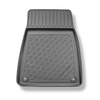 Tapis de sol en TPE adapté pour Polestar 2 Berline (07.2020-....) - tapis de voiture - noir