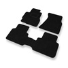 Tapis de Sol Feutres adapté pour Honda CR-V I (1995-2001) - tapis de voiture - noir