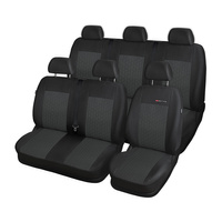 Housses de siège sur mesure adaptées pour Ford Transit VII Van (2013-2019) 6 places - housse siege voiture - couverture siege - E1