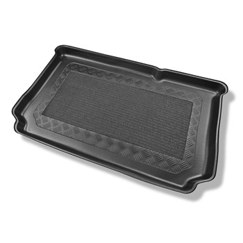 Tapis de coffre adapté pour Ford Fiesta VIII Hayon (07.2017-....) - bac de coffre - protection de coffre voiture - coffre inférieur; modèles sans plancher amovible du coffre