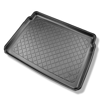 Tapis de coffre adapté pour Citroen C4 III Hayon (12.2020-....) - bac de coffre - protection de coffre voiture - coffre supérieur; plancher amovible en la position la plus haute