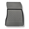 Tapis de sol en TPE adapté pour Mercedes-Benz CLA C118, X118 Coupé, Shooting Brake (05.2019-....) - tapis de voiture - noir