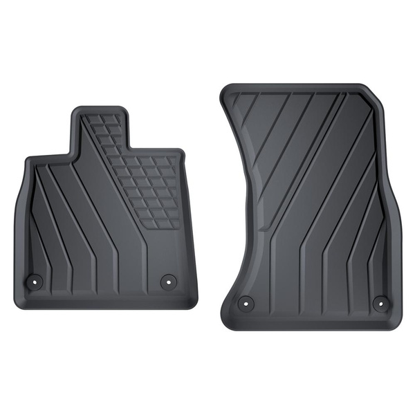 Tapis de sol en TPE adapté pour Audi Q5 II SUV (2017-....) - tapis de voiture - noir