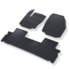 Tapis de sol en caoutchouc adapté pour Ford S-Max I (2006-2015) - tapis de voiture - noir