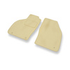 Tapis de Sol Velours adapté pour Saab 9-3 I Coupé, Hayon, Cabriolet (1998-2002) - Premium tapis de voiture - beige