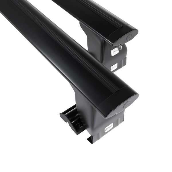 Barres de toit en aluminium adapté pour Honda Accord mk VII Berline (2003-2007) - Porte-Bagages de Voiture noir - toit normal