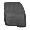 Tapis de sol en TPE adapté pour Ford S-Max II Monospace (12.2015-10.2022) - 5 ou 7 sièges; sans la troisième rangée de sièges - tapis de voiture - noir