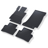 Tapis de sol en caoutchouc adapté pour Mercedes-Benz Classe E W213 Coupé, Break, Berline (2016-2023) - tapis de voiture - noir - 4 pcs.
