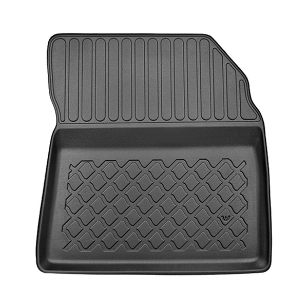 Tapis de sol en TPE adapté pour Citroen Berlingo III Van (06.2018-....) - tapis de voiture - noir