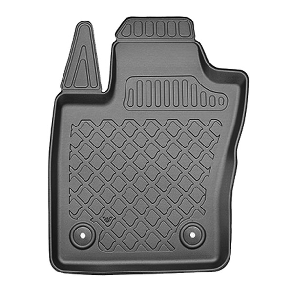 Tapis de sol en TPE adapté pour Jeep Renegade 4xe Plug-in Hybrid SUV (06.2020-....) - tapis de voiture - noir