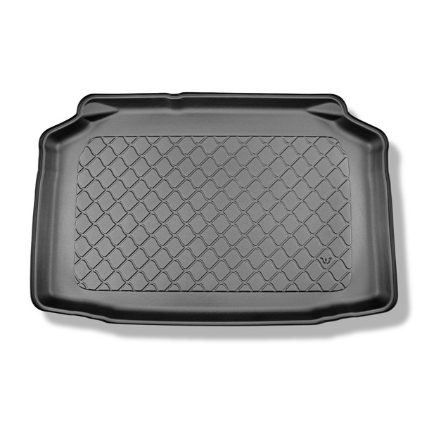 Tapis de coffre adapté pour Audi A1 GB Sportback (07.2018-....) - bac de coffre - protection de coffre voiture - coffre inférieur; modèles sans plancher amovible du coffre