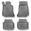 Tapis de sol en TPE adapté pour Mercedes-Benz Classe E C238 Coupé (04.2017-....) - tapis de voiture - noir