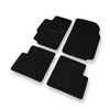 Tapis de Sol Feutres adapté pour Peugeot 406 (1995-2004) - tapis de voiture - noir