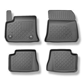 Tapis de sol en TPE adapté pour Alfa Romeo Junior Elettrica SUV (04.2024-....) - tapis de voiture - noir