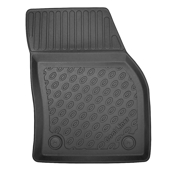 Kit tapis de coffre et tapis de voiture TPE pour: Volkswagen Tiguan Allspace SUV (11.2017-10.2023) - 5 places;modèles avec plancher de coffre amovible / 7 places;3ème rangée abaissée