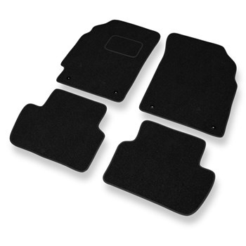 Tapis de Sol Feutres adapté pour Chevrolet Spark II M300 (2010-2015) - tapis de voiture - noir