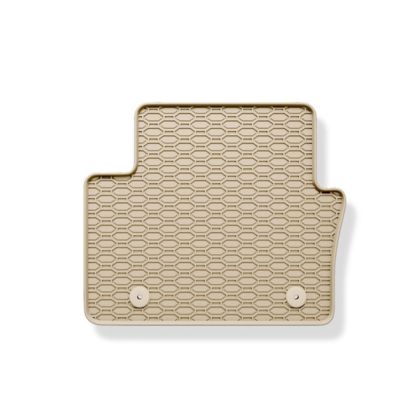 Tapis de sol en caoutchouc adapté pour Opel Insignia I (2008-2017) - tapis de voiture - beige