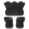 Housses de siège adaptées pour Honda Jazz II, III, IV (2002-2019) - housse siege voiture universelles - couverture siege - UNE-GR