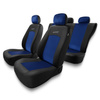 Housses de siège adaptées pour BMW X2 F39, U10 (2017-....) - housse siege voiture universelles - couverture siege - S-BL