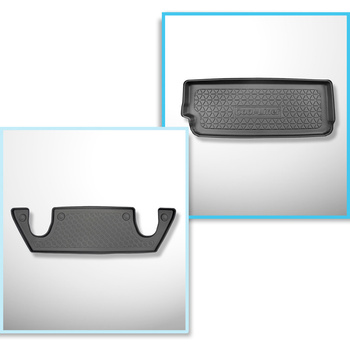 Kit tapis de coffre et tapis de voiture TPE pour: Tesla Model X SUV (10.2016-12.