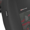 Housses de siège avant adaptées pour Alfa Romeo MiTo (2008-2018) - housse siege voiture universelles - couverture siege conducteur - 2UNE-RD