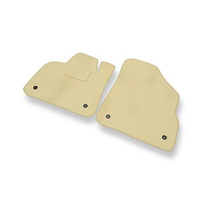 Tapis de Sol Velours adapté pour Citroen DS5 (2011-2015) - Premium tapis de voiture - beige