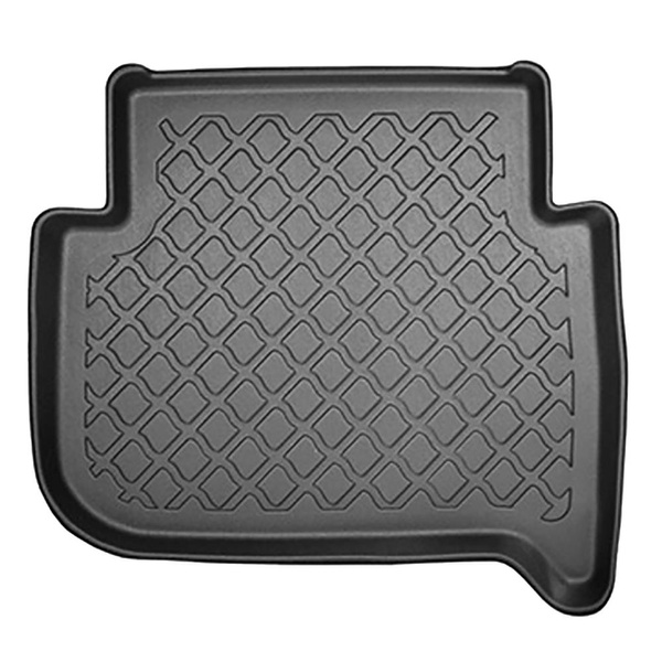 Kit tapis de coffre et tapis de voiture TPE pour: Volkswagen Touran I 1T Monospace (09.2010-08.2015) - 7 places;3ème rangée abaissée
