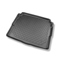 Tapis de coffre adapté pour Peugeot 3008 II SUV (11.2016-....) - bac de coffre - protection de coffre voiture - coffre inférieur avec espace prévu pour le plancher amovible du coffre; sous / sans plancher amovible du coffre Flex Floor); non pour version h