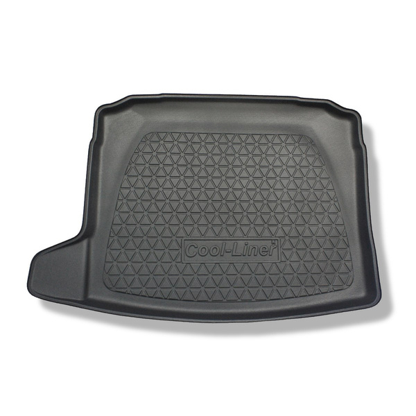 Tapis de coffre adapté pour Volkswagen Tiguan II SUV (05.2016-....) - bac de coffre - protection de coffre voiture - coffre inférieur; modèles sans plancher amovible du coffre; non pour version ehybride