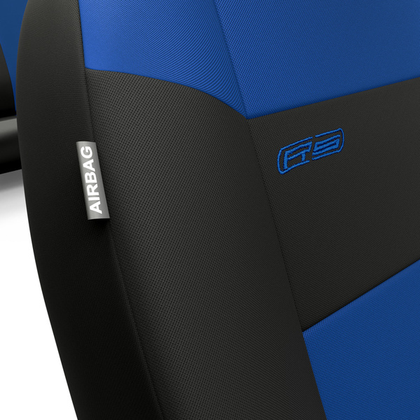 Housses de siège adaptées pour Dacia Logan I, II, III (2004-....) - housse siege voiture universelles - couverture siege - RSL-BL