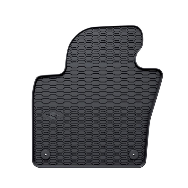 Tapis de sol en caoutchouc adapté pour Volkswagen Tiguan I SUV (2007-2015) - tapis de voiture - noir - 4 pcs.