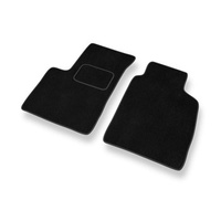 Tapis de Sol Velours adapté pour Fiat Panda II (2003-2012) - Premium tapis de voiture - noir